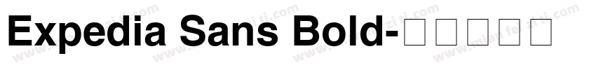 Expedia Sans Bold字体转换